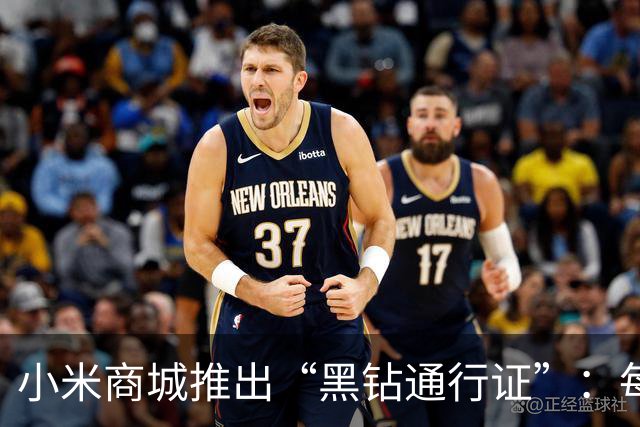 小米商城推出“黑钻通行证”：每天10点先到先得，购买赠手机挂绳盲盒/大额尊享券包等权益